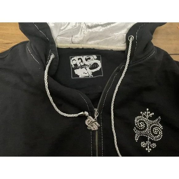 LL Cool J/Todd Smith Black Silver "MCMLXVIII" Hoodie Size XXL - Picture 7 of 16